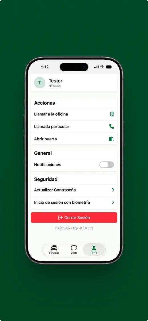 Tu perfil: acciones rápidas, notificaciones y seguridad
